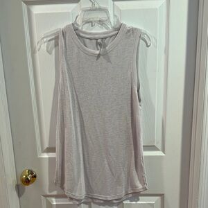Athleta Gray Sleeveless Relaxed Tank Top